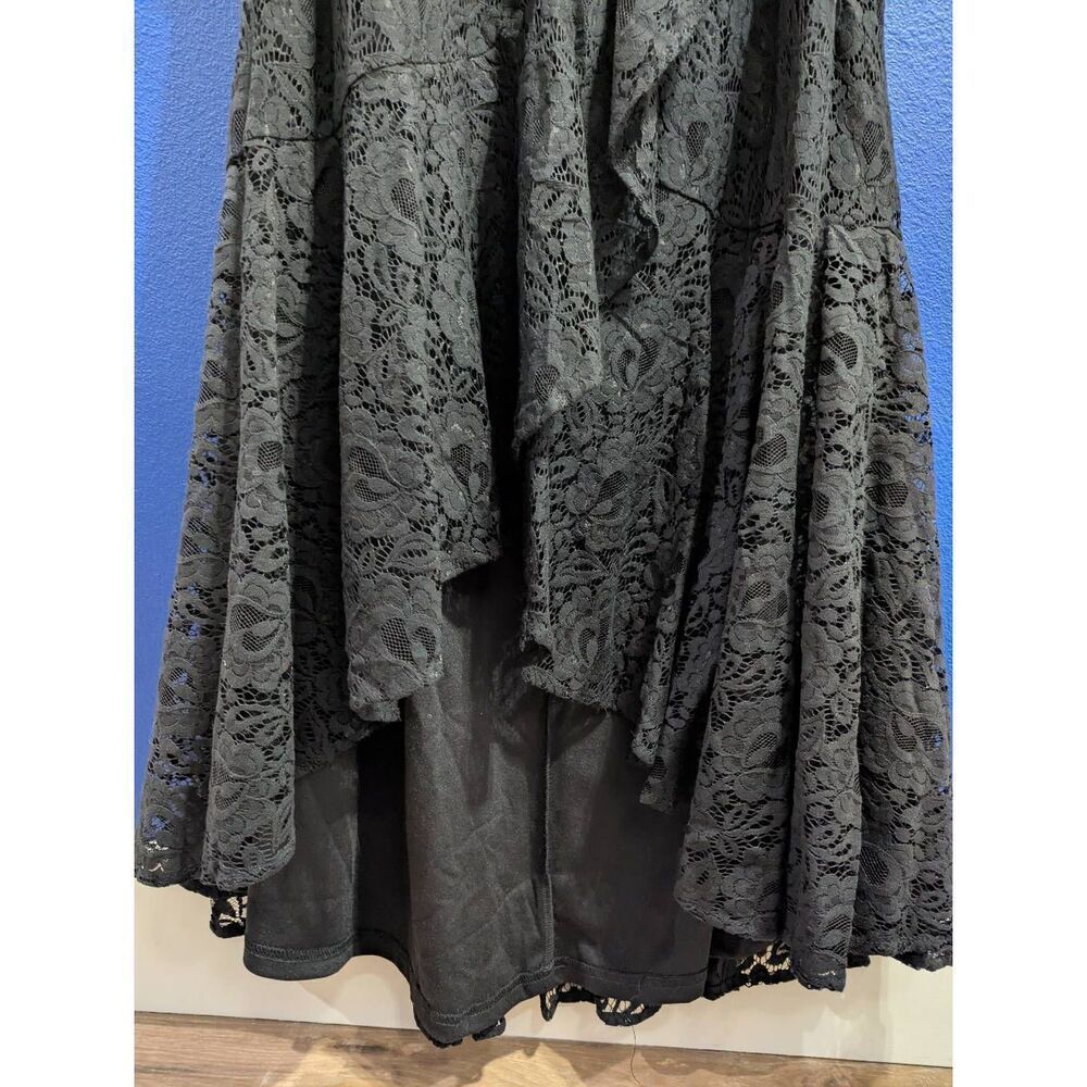 City Chic Dress Lace Magic High Low Lace Women's Plus Sz XS (14/14W/L) - BNWT - Picture 7 of 15